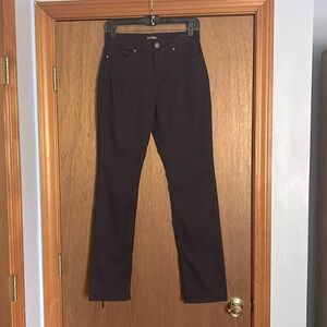Plum Colored Lee Slim Straight Pants 6M